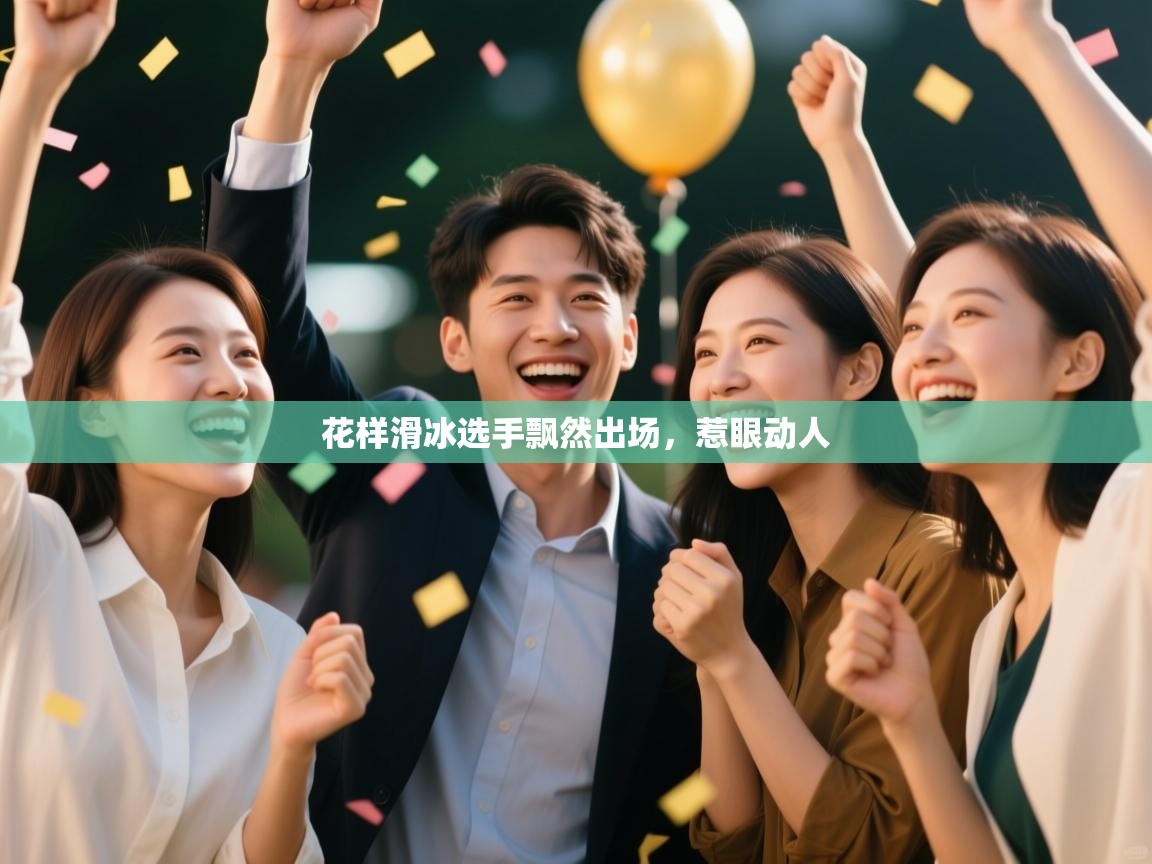 花样滑冰选手飘然出场，惹眼动人